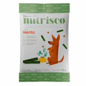Petisco para Cachorro Snacks Dental 65g sem Corantes Artificiais Nutrisco