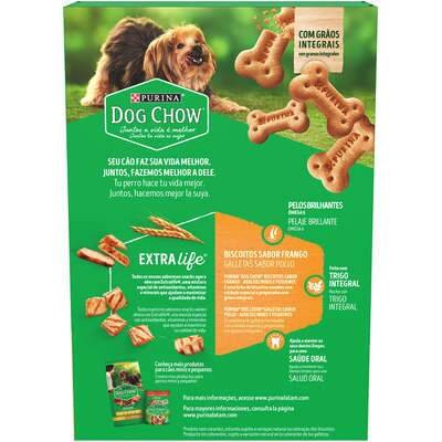 Biscoito para Cachorro Integral Adulto Dog Chow - ExtraLife Frango 500g - Imagem 3