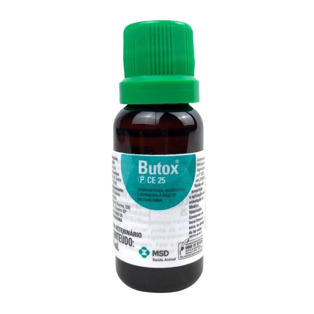 Butox 20ml Carrapaticida, Mosquicida E Sarnicida - Msd