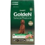 Ração Golden Seleção Natural Cão Adulto Frango E Arroz 12kg