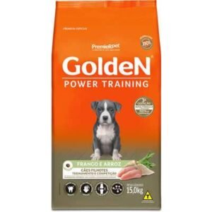 Ração Premier Golden Power Training Cães Filhotes Frango e Arroz - 15kg