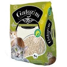 Areia Higiênica Granulada para Gatos Gatozim 4kg