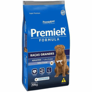 Ração Premier Cães Adultos Raças Grandes Frango - 20 Kg - Premier Pet