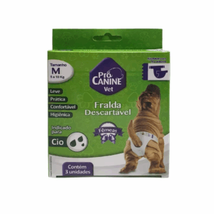 ralda Descartável Médio 3 Unidades Procanine - Pro Canine
