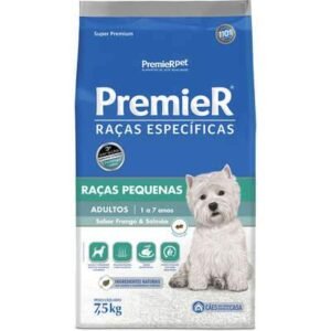 Ração Premier Ambientes Internos Cães Adultos Pequeno Porte - 7,5 Kg