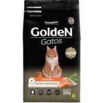 Ração Seca PremieR Pet Golden Salmão para Gatos Adultos Castrados 3kg