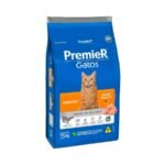 Ração Premier Ambientes Internos para Gatos Adultos Sabor Frango 7,5 kg