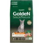 Ração Golden Seleção Natural Gato Adulto Frango E Arroz 3kg