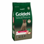 Ração Golden Seleção Natural Gatos Castrados Sabor Frango com Batata Doce 10,0kg