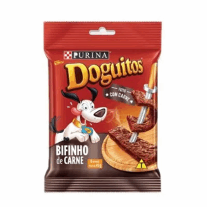 Petisco Cães Doguitos Rodízio Carne Purina 65g