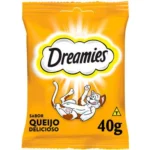 Petisco Dreamies para Gatos Adultos Sabor Queijo 40g