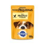 Ração Úmida Pedigree Sachê Frango ao Molho para Cães Adultos de Raças Pequenas 100 g