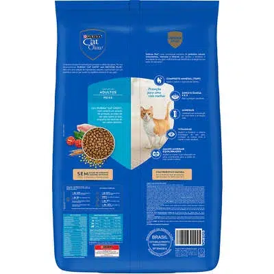 Ração Nestlé Purina Cat Chow Adultos Defense Plus Peixe 10,1kg - Imagem 2