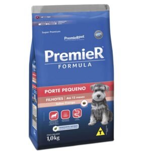 Ração Premier Pet Cães Filhotes Raças Pequenas 1,0Kg