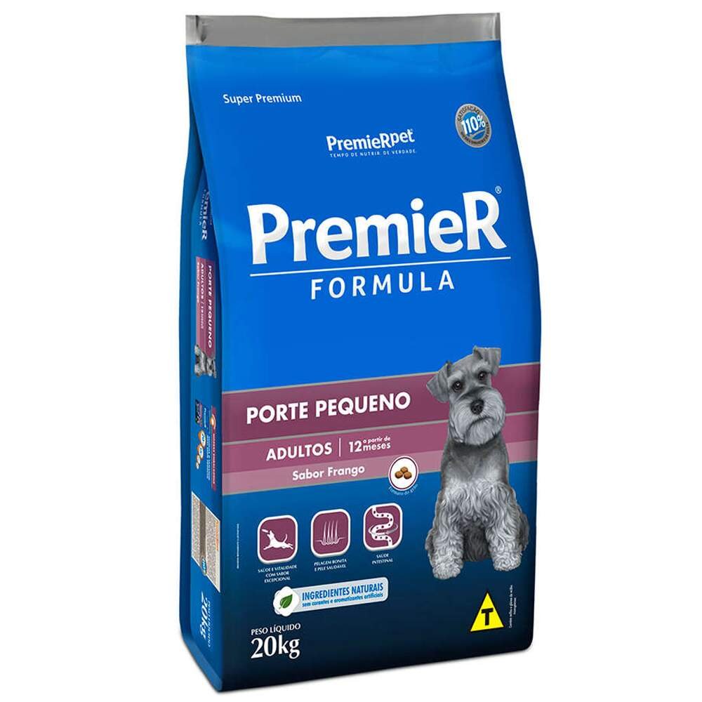 Ração Premier Pet Formula Cães Adultos Raças Pequenas 20,0kg