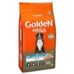 Ração Seca PremieR Pet Golden Mega Cães Adultos Raças Grandes Frango e Arroz 15,0Kg