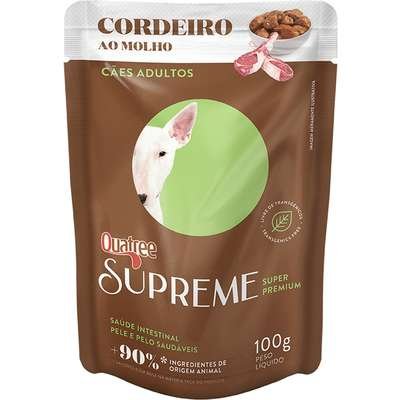 Ração Úmida Quatree Supreme Cordeiro para Cães Adultos 100g
