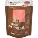 Ração Úmida Quatree Supreme Frango para Gatos Castrados 85g