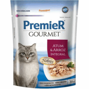 Sachê Premier Gourmet Gatos Adulto - sabor atum 70g