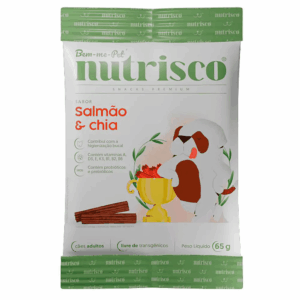 Petisco para Cachorro Snacks Dental 65g sem Corantes Artificiais Nutrisco