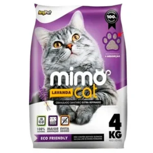 Areia Higiênica Mimocat Lavanda 4kg