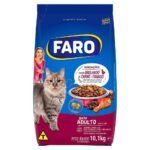 Ração Seca Faro Sensações Carne e Frango para Gatos Adultos 10kg