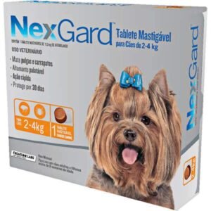 Antipulgas e Carrapatos Nexgard para Cães 1comp de 2 a 4 kg