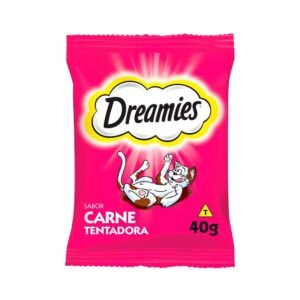 Petisco Dreamies Sabor Carne Tentadora para Gatos Adultos 40g