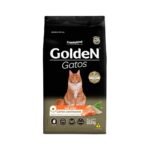Ração Golden para Gatos Adultos Castrados Sabor Salmão 10kg