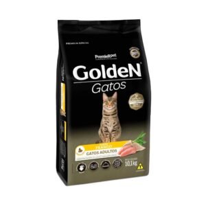 Ração Golden para Gatos Adultos Sabor Frango 10kg