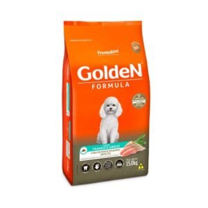 Ração Golden Fórmula Mini Bits para Cães Adultos de Porte Pequeno Sabor Frango e Arroz 15kg